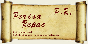 Periša Repac vizit kartica